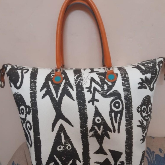 GABS Shopper G3 M Studio Plus Gabs Leather Bag Made In Italy - Picture 5 of 10